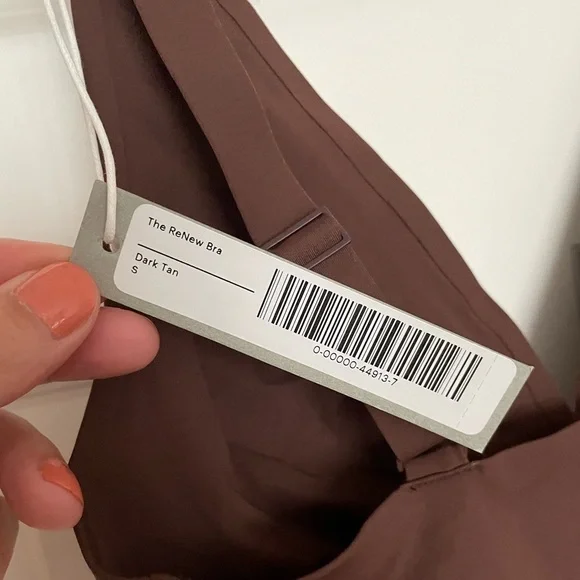 Everlane Re New Bra Dark Tan Size Small - Picture 7 of 7